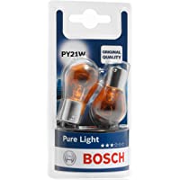 Lámparas Bosch para vehículos Pure Light PY21W 12V 21W BAU15s (Lámpara x2)